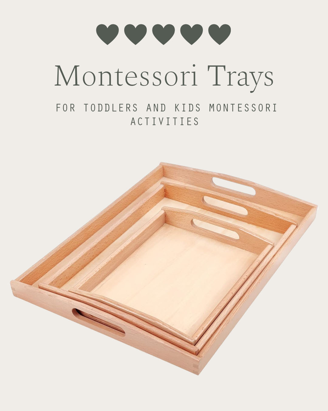 Montessori Trays