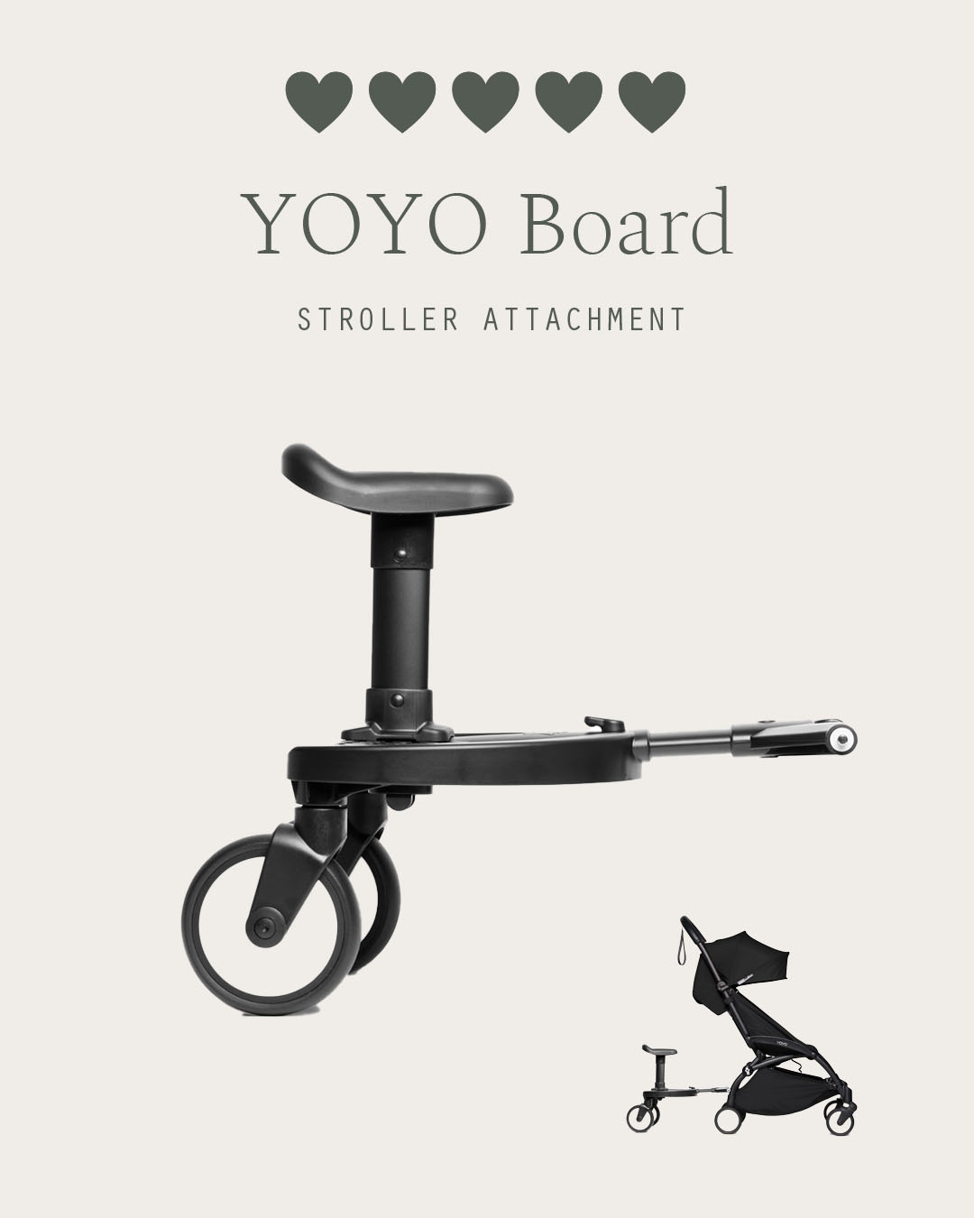 YOYO Travel Stroller Board Attachment